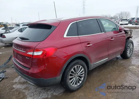 2017 Lincoln Mkx Select z USA, uszkodzony, nr VIN 2LMPJ8KR2HBL41075